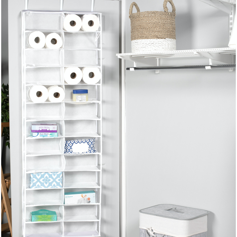 26-pocket Over the Door Shoe Organizer