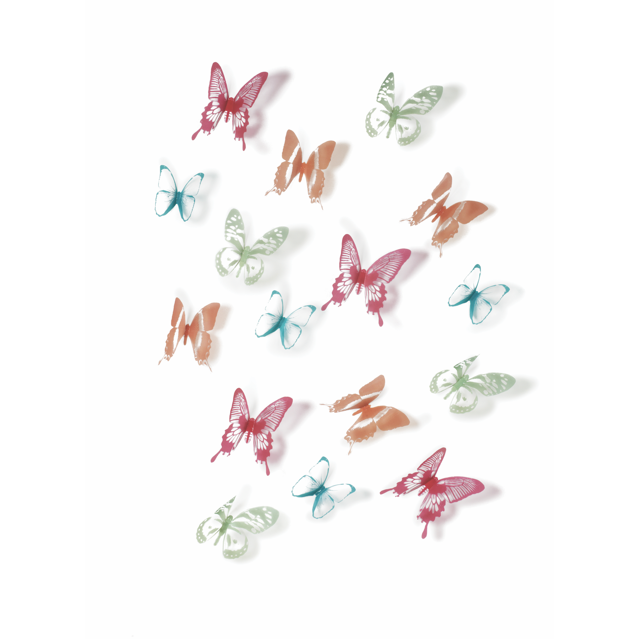 CHRYSALIS WALL DECOR SET OF 16