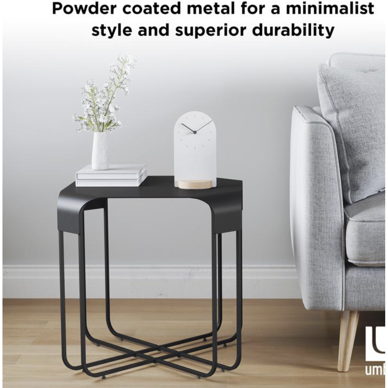 Graph Side Table Black