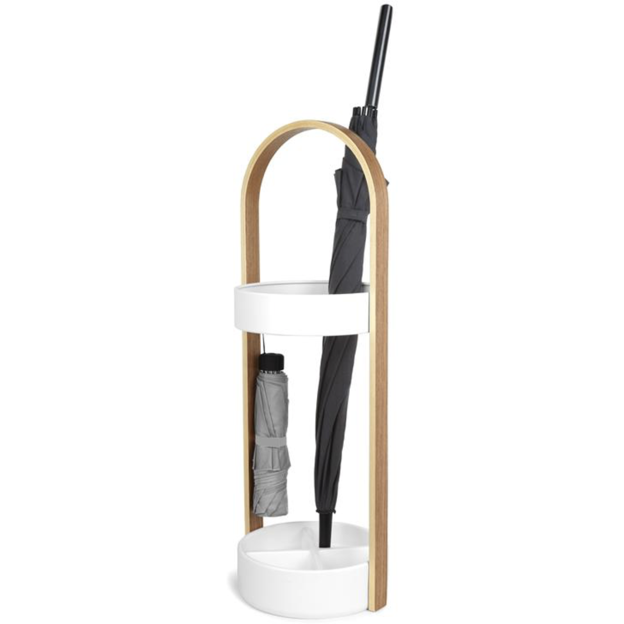 HUB UMBRELLA STAND WHITE