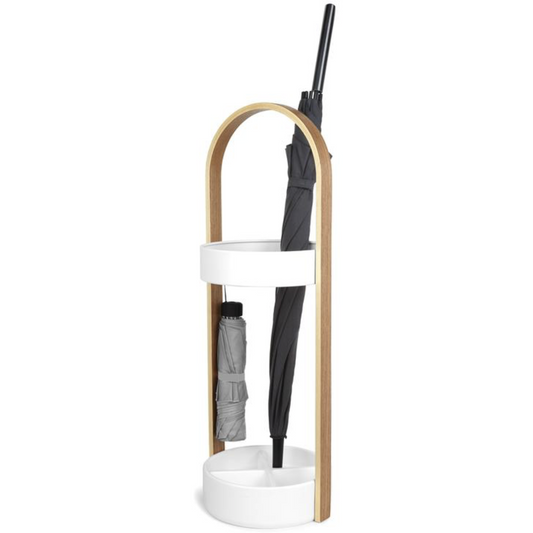 HUB UMBRELLA STAND WHITE