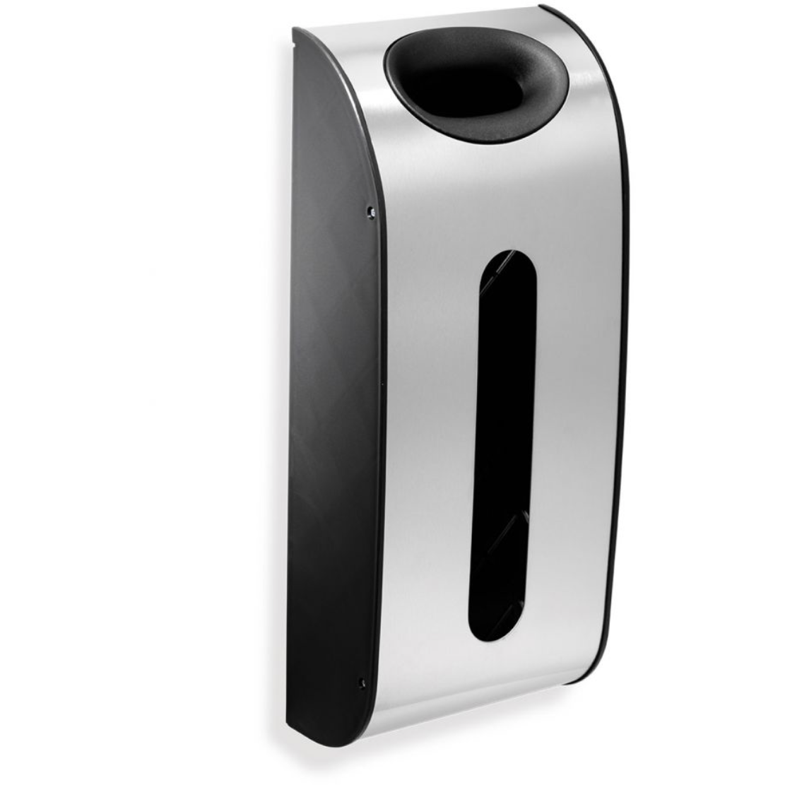 Wall Mount grocery bag  holder - brushed s
