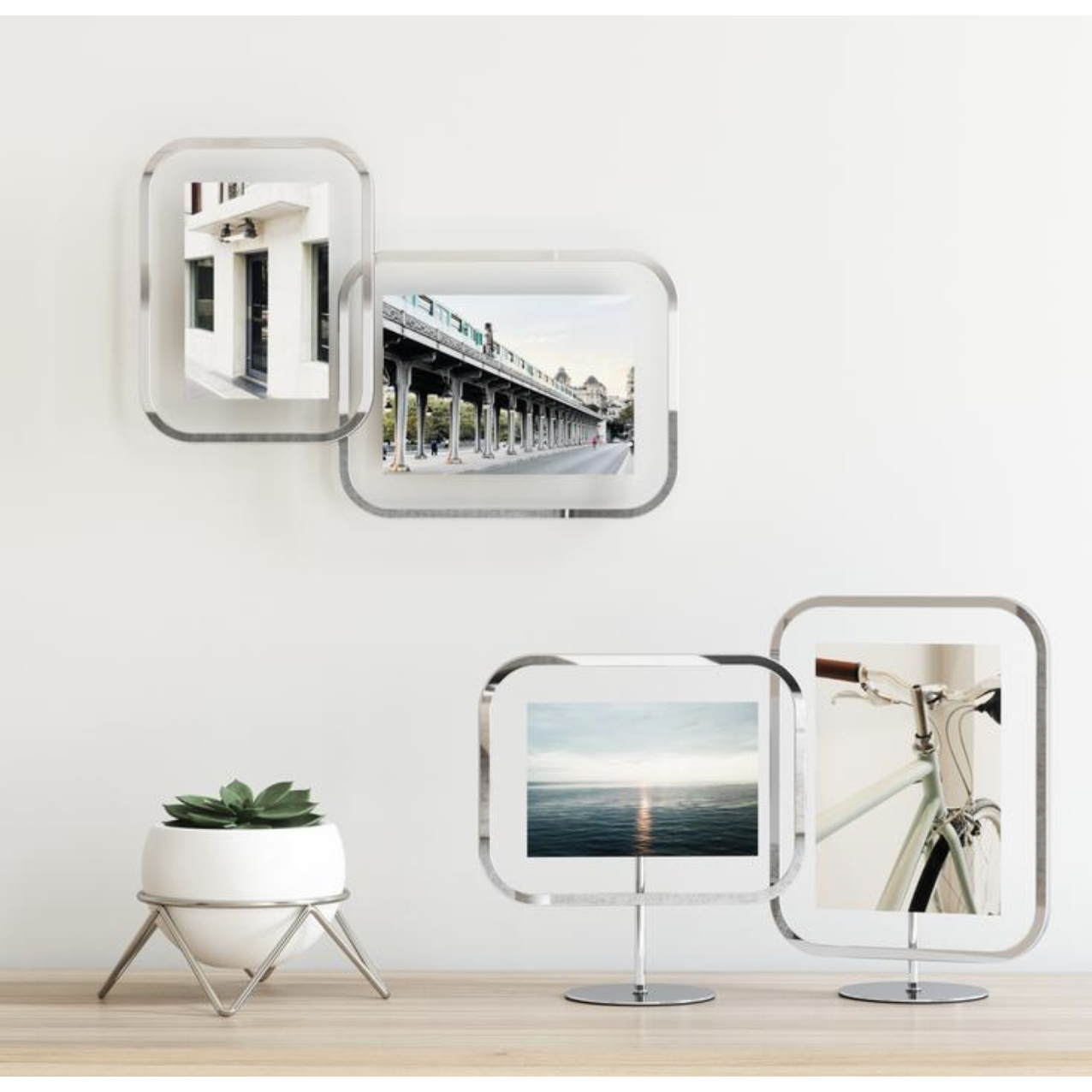 INFINITY SQROUNDPHOTO DISPLAY IN 3 COLORS