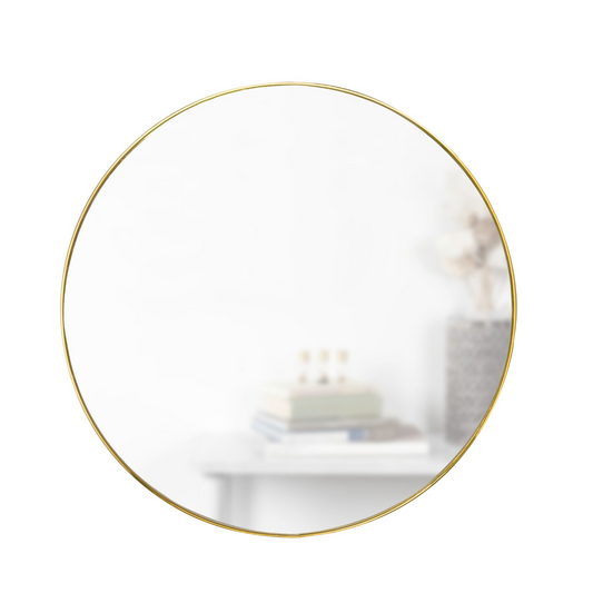 Hubba Mirror 34" Brass