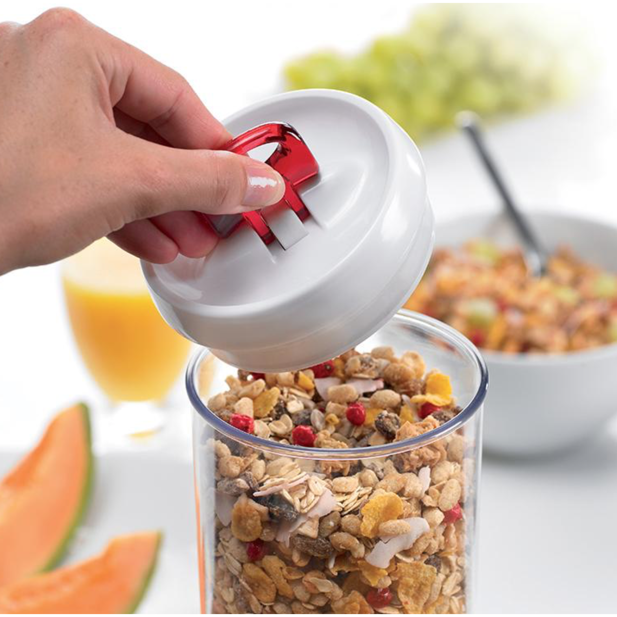 Fresh & Easy Coffee Storage Container Round 1400ml