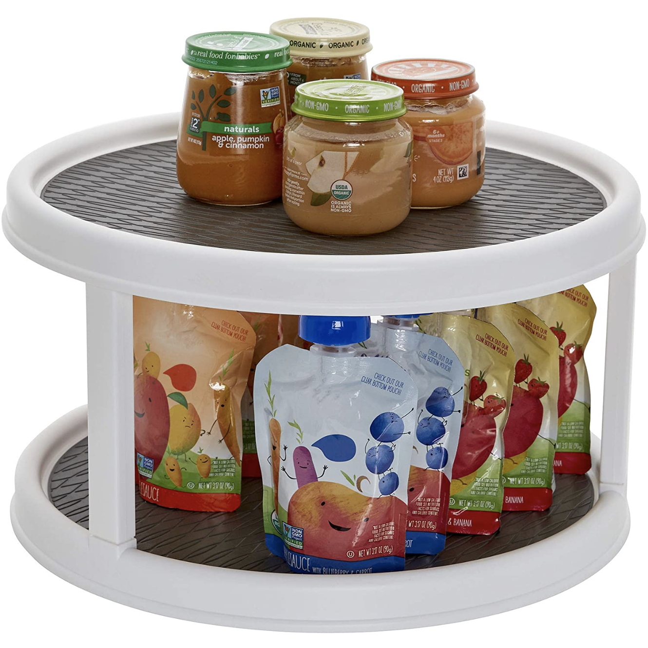Bandeja Giratoria de 2 Pisos