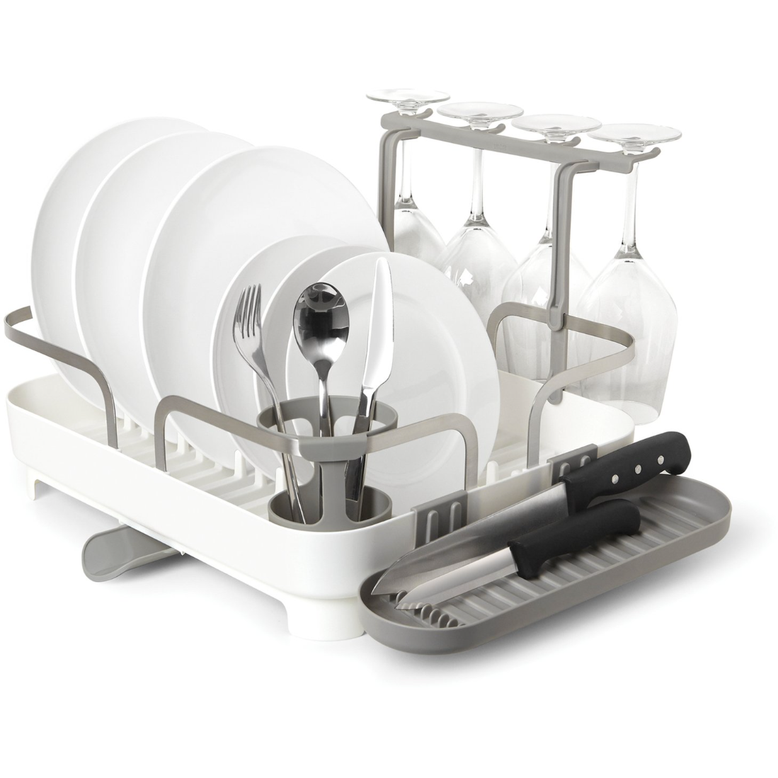 HOLSTER DISH RACK WHITE
