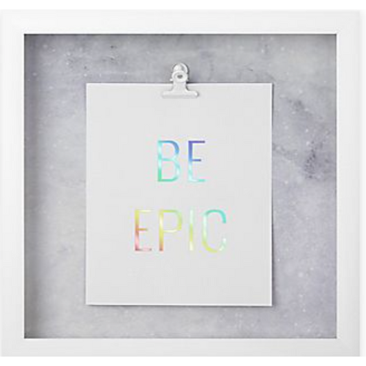 Be Epic Shadow Box Wall Art