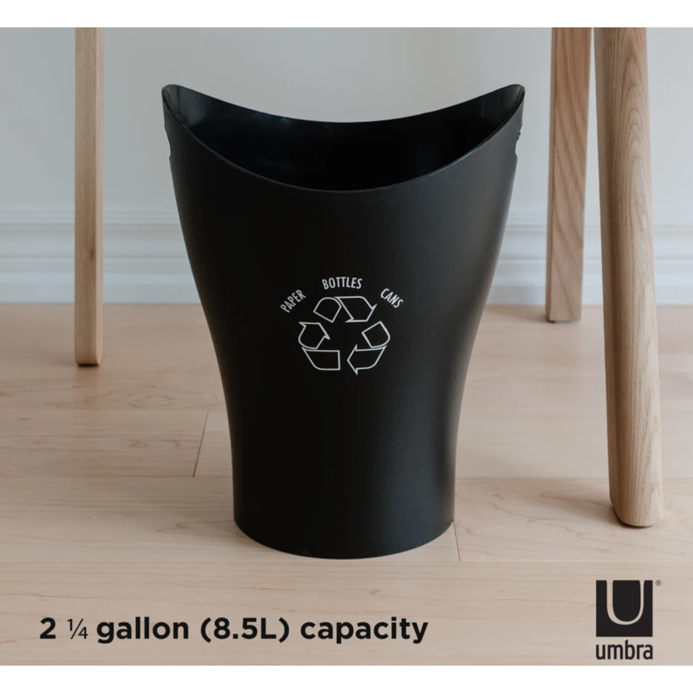 GARBINO RECLYCLE CAN 2.25G BLACK