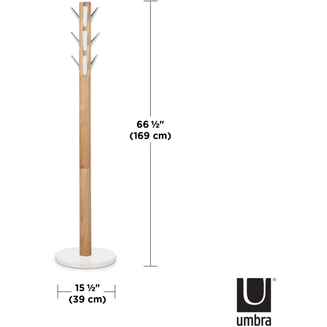 FLAPPER COAT RACK WHITE