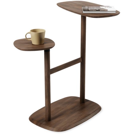 SWIVO SIDE TABLE AGED-WALNUT
