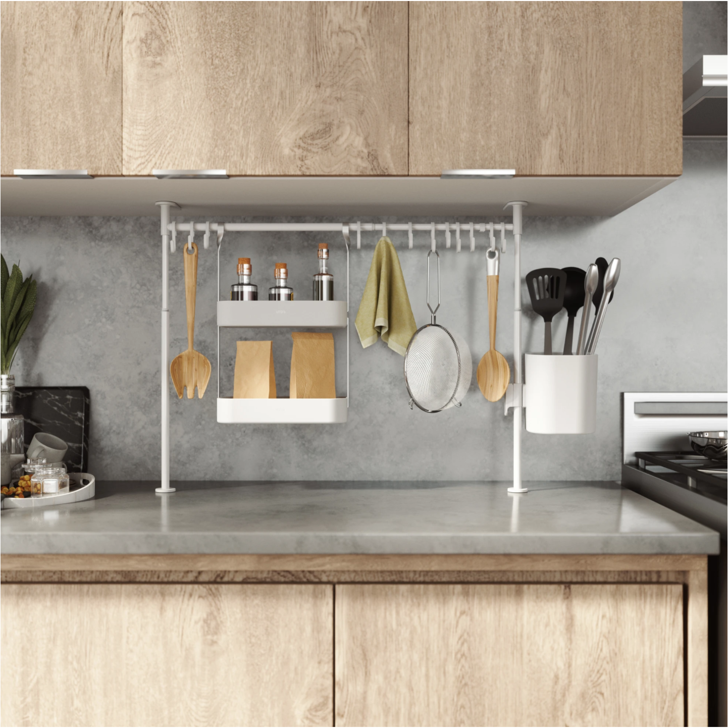 ANYWHERE TENSION KITCHEN ORGANIZER