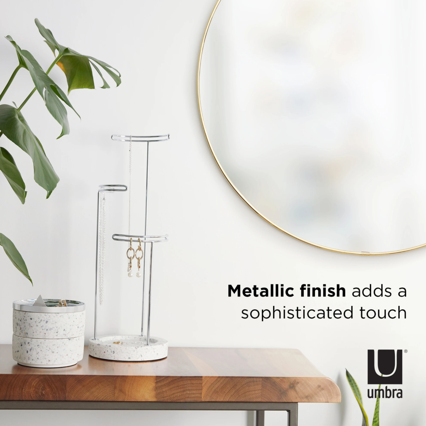 HUBBA METAL  MIRROR 24" BRASS
