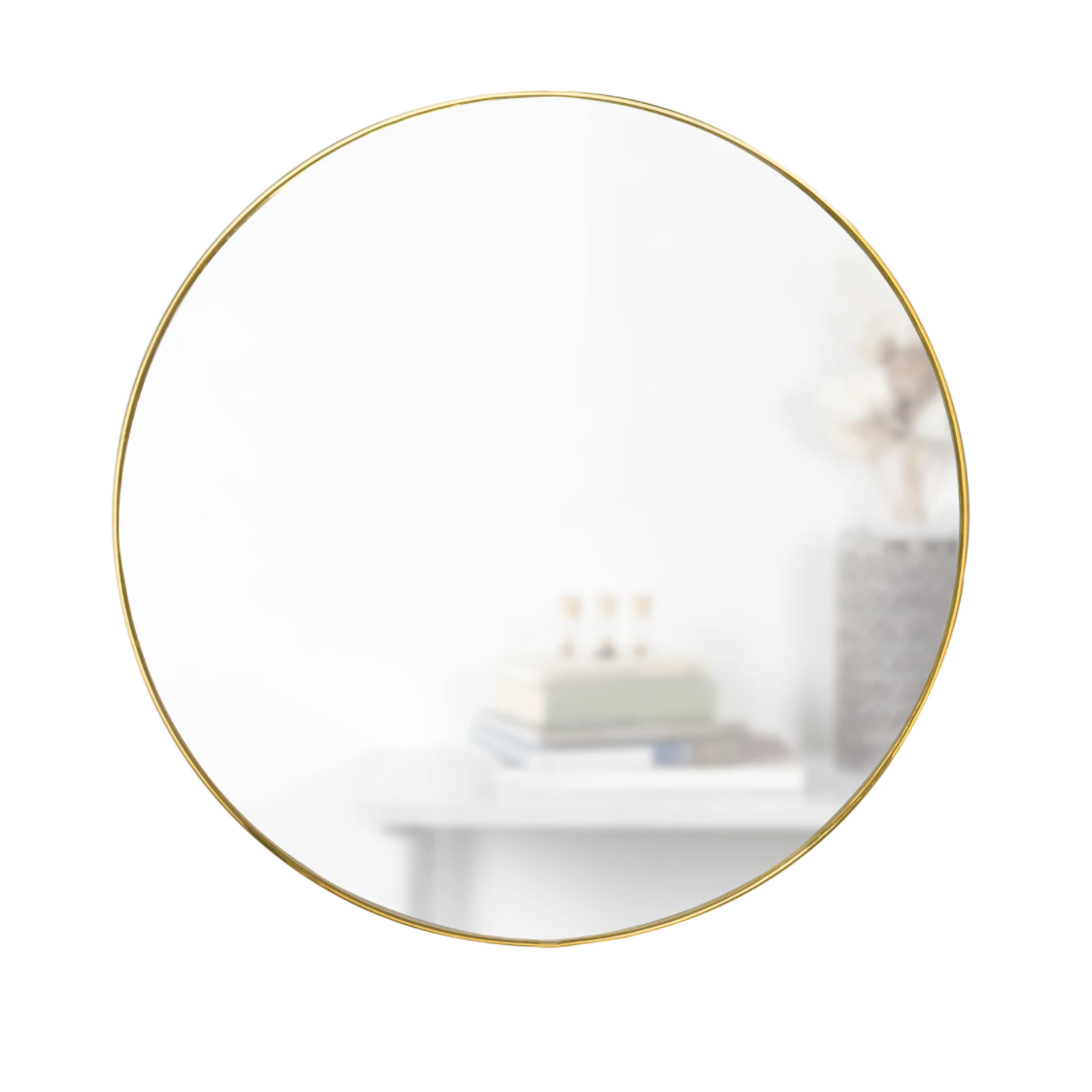 HUBBA METAL  MIRROR 24" BRASS