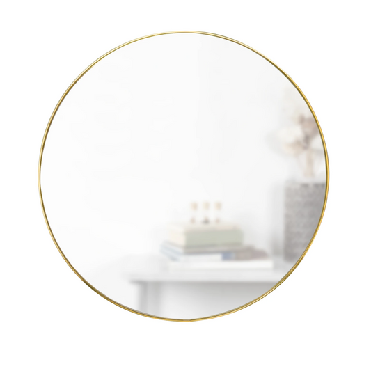 HUBBA METAL  MIRROR 24" BRASS