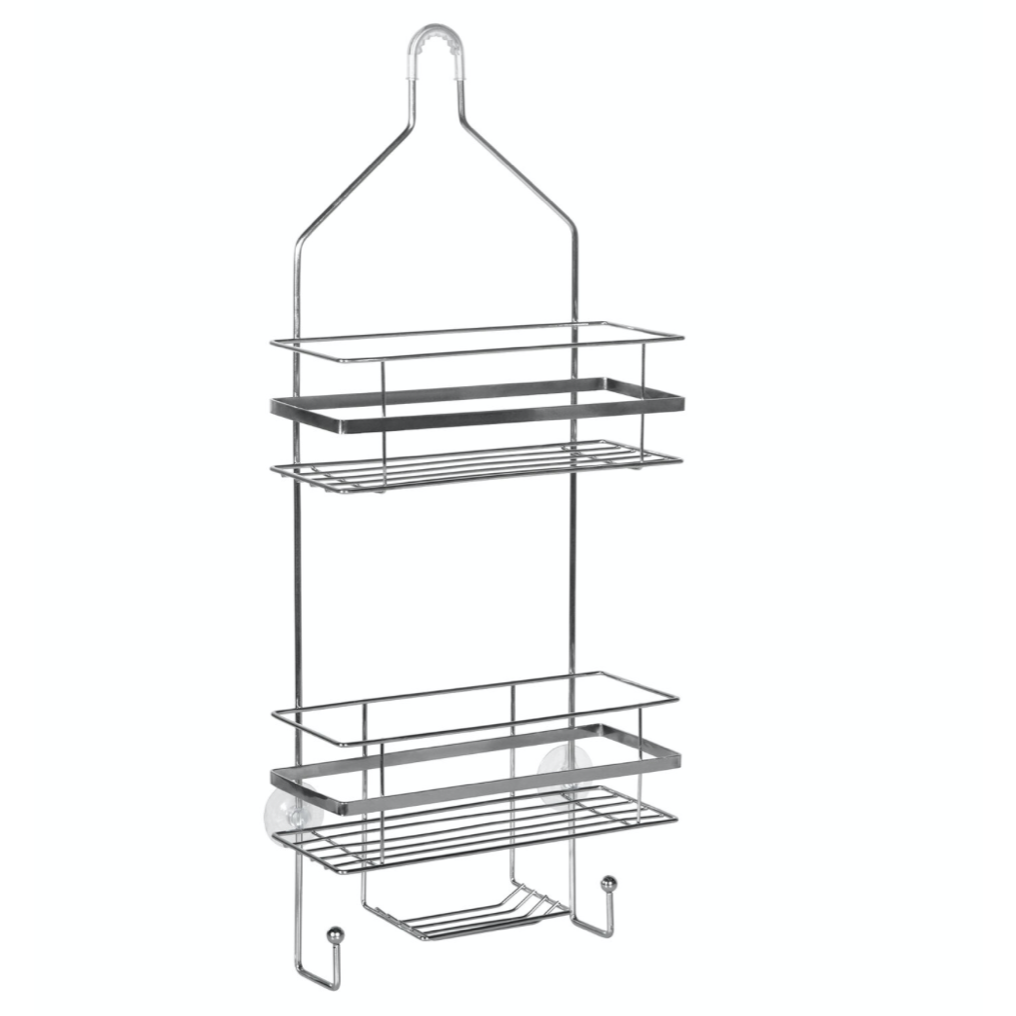 2 SHELF SHOWER CADDY CHROME