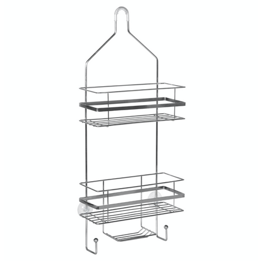2 SHELF SHOWER CADDY CHROME