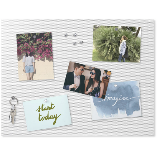 BULLETBOARD 15X21 IN WHITE