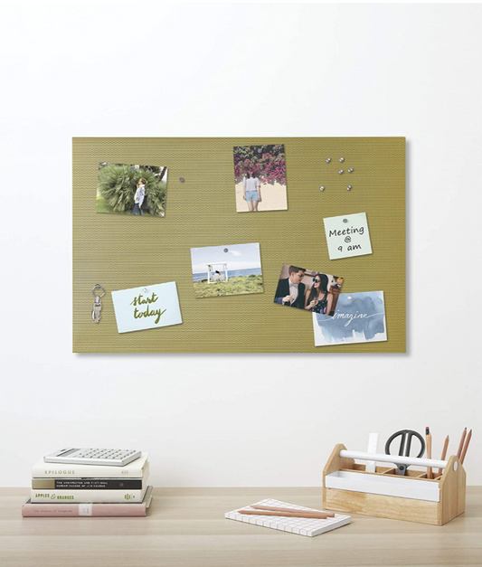 BULLETBOARD 30 x 20" BRASS