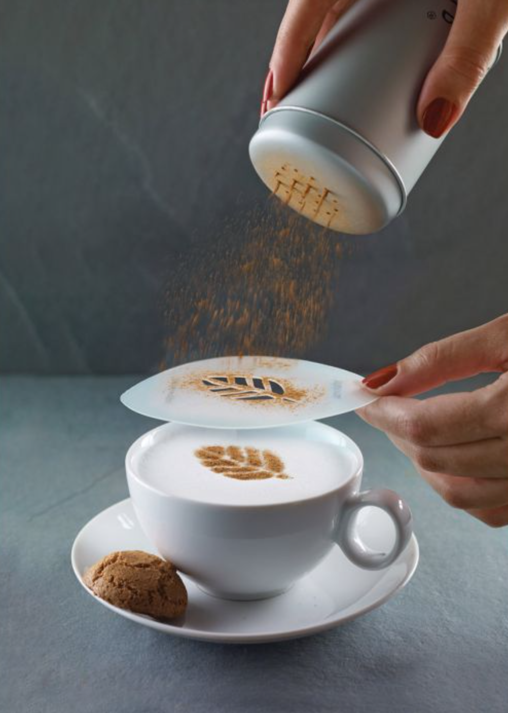 AEROLATTE CAPPUCCINO ART STENCILS Set 6