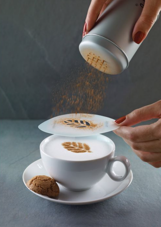 AEROLATTE CAPPUCCINO ART STENCILS Set 6