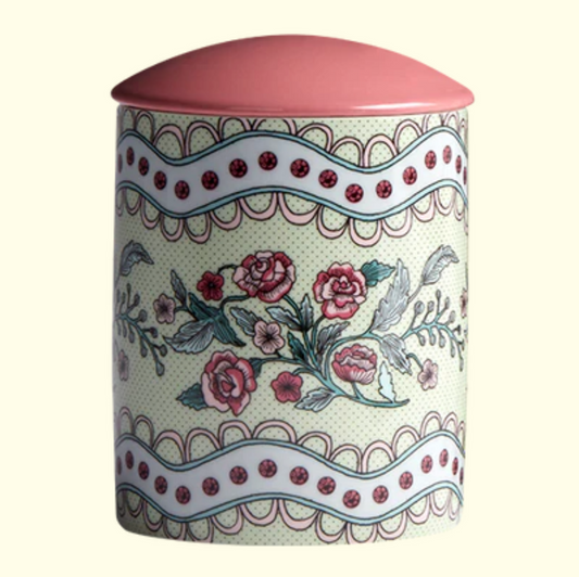 La Roseraie large Ceramic Jar Candle