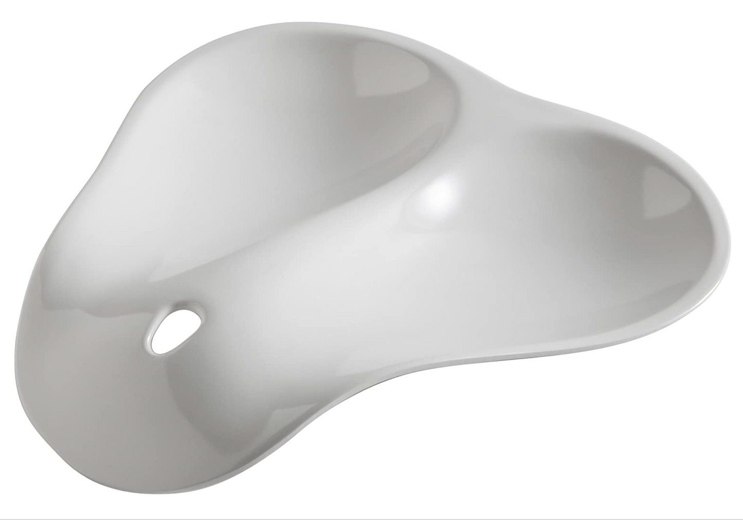 Twin Spoon Rest White