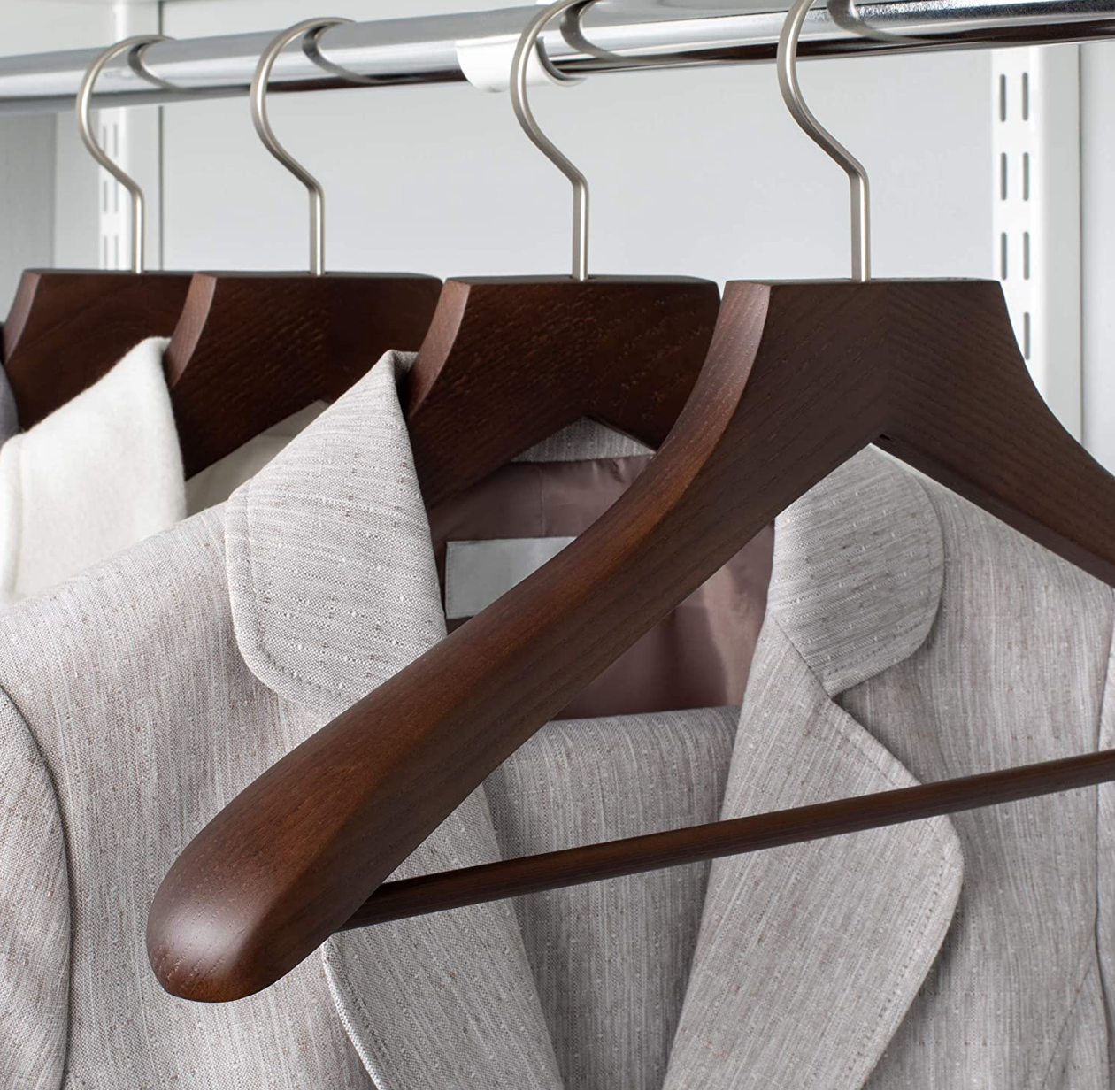Deluxe Suit with Ribbed  Trouser Bar Set/4 Coffee