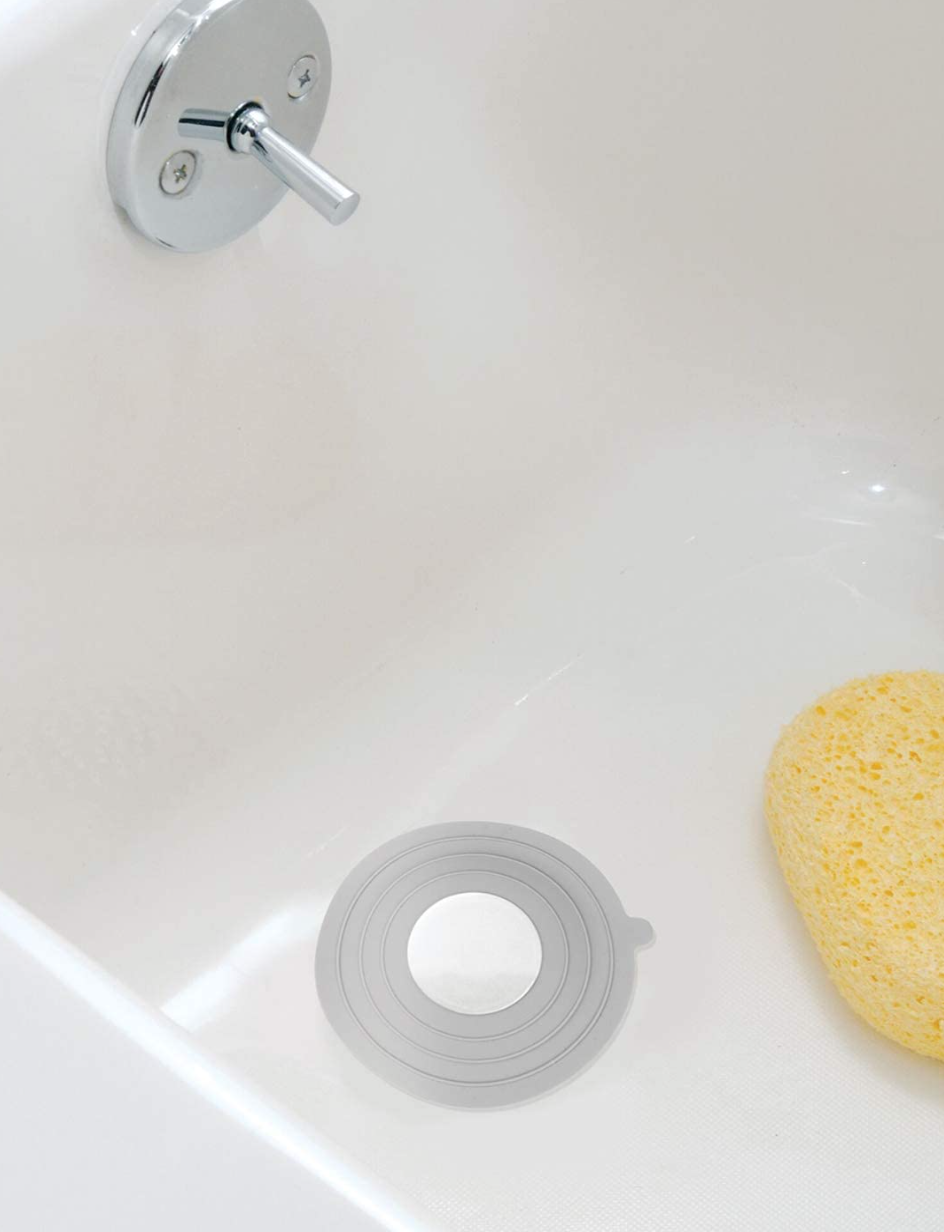 METRO ULTRA TUB STOPPER  GRAY SILVER