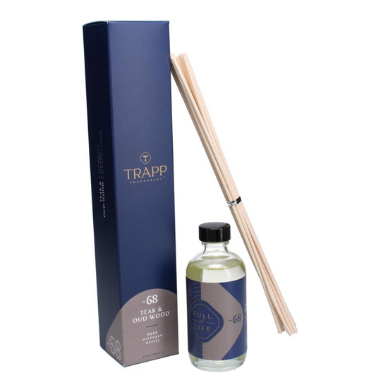 No. 68 Teak & Oud Wood 4 oz. Reed Diffuser Refill