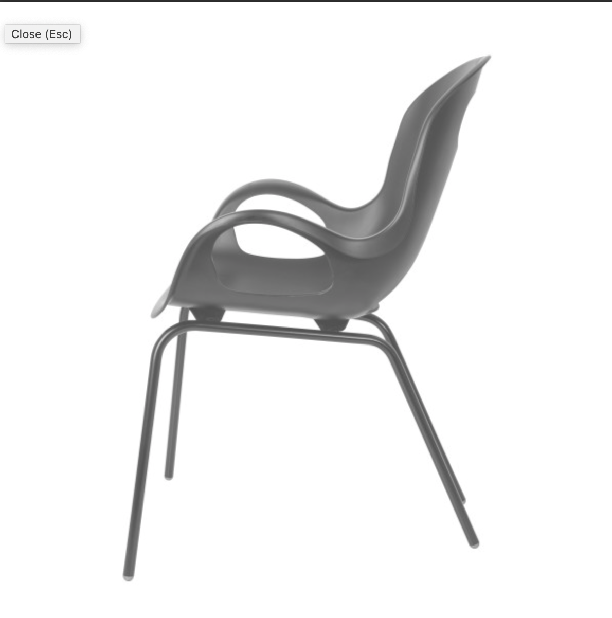 Oh Chair  Charcoal