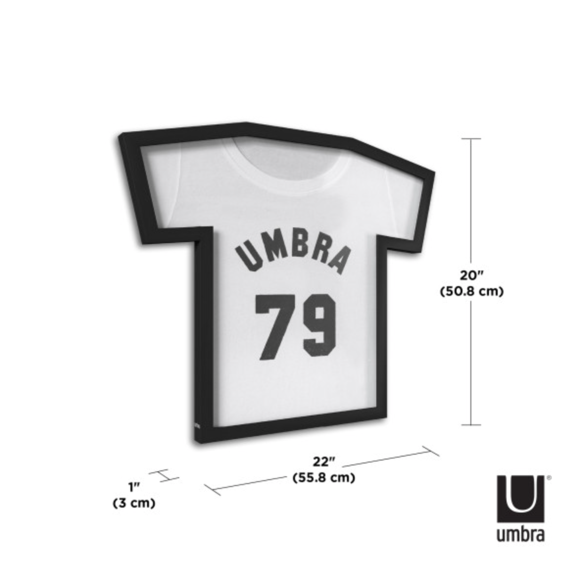 T-FRAME T-SHIRT DISPLAY SMALL BLACK