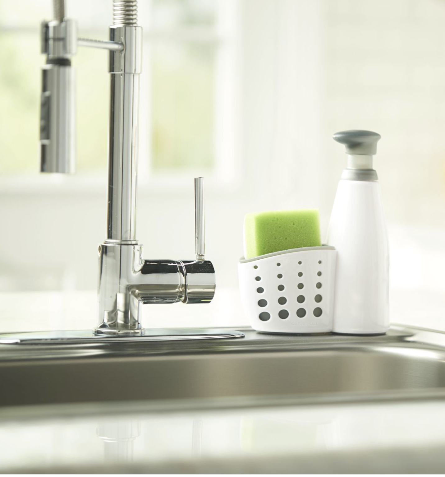 Soap Dispenser & Sponge Caddy