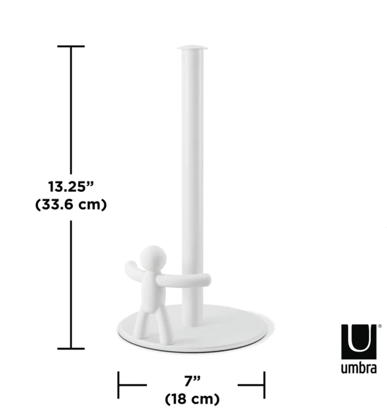 Buddy Paper Towel Holder White