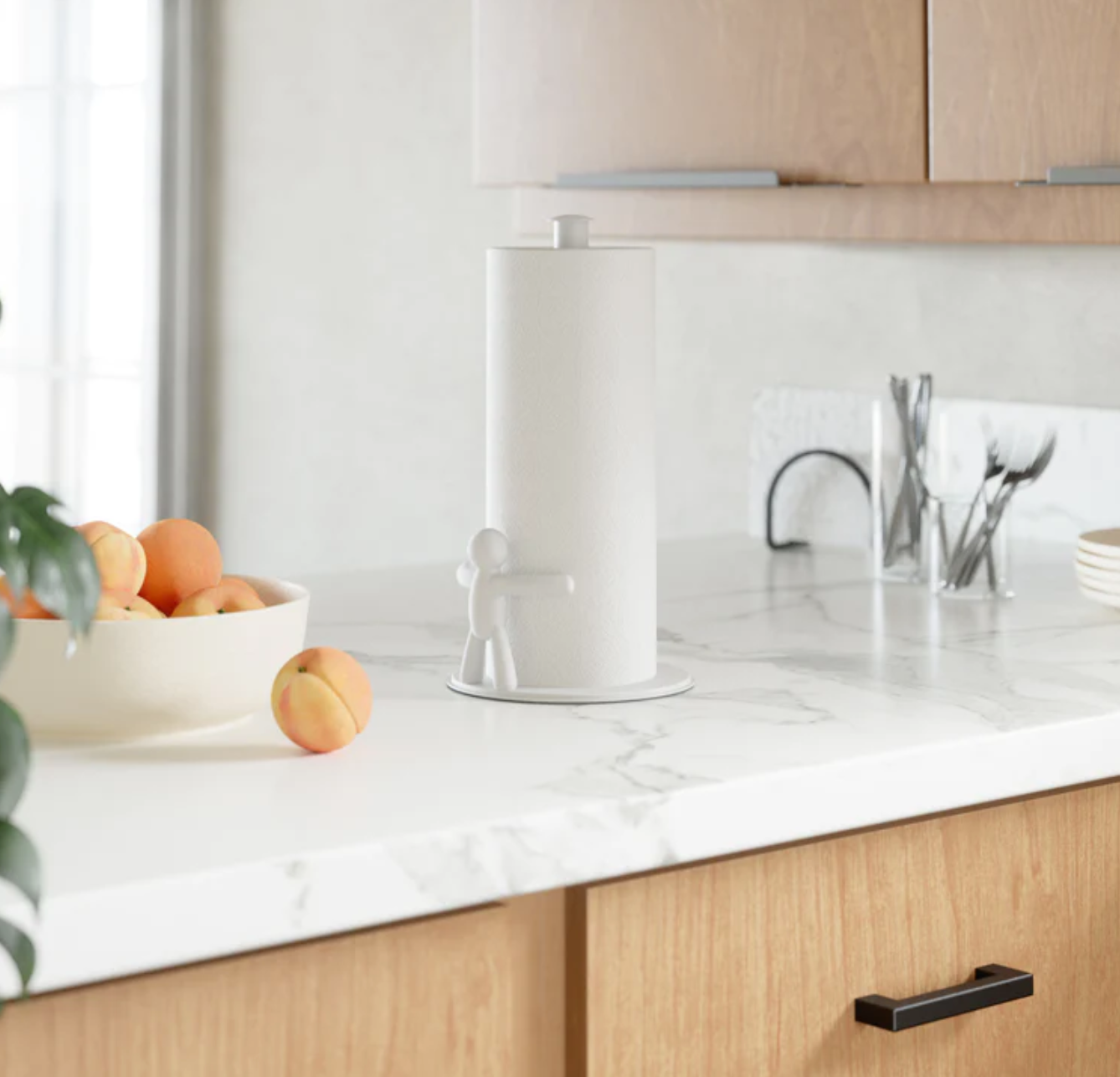 Buddy Paper Towel Holder White