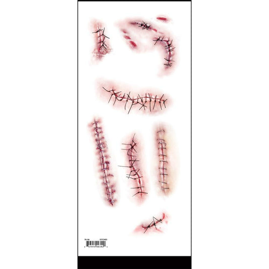 Trauma tattoos Stitched