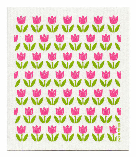 SWEDISH DISHCLOTH - TULIP SMALL - PINK