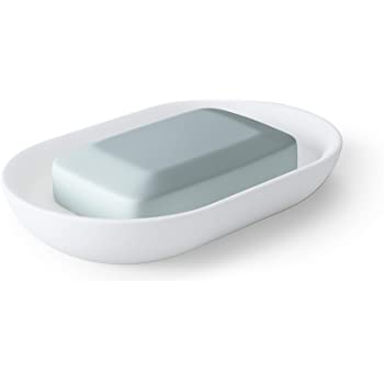 JUNIP OVAL SOAP DISH  WHITE