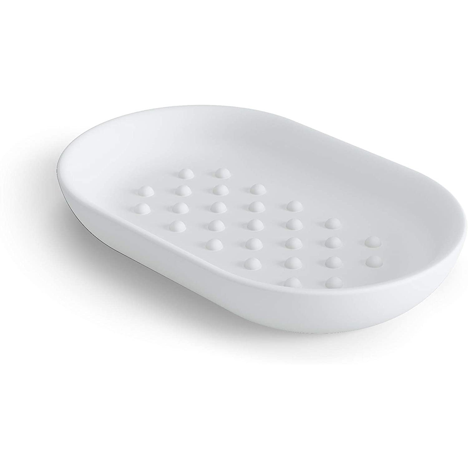 JUNIP OVAL SOAP DISH  WHITE