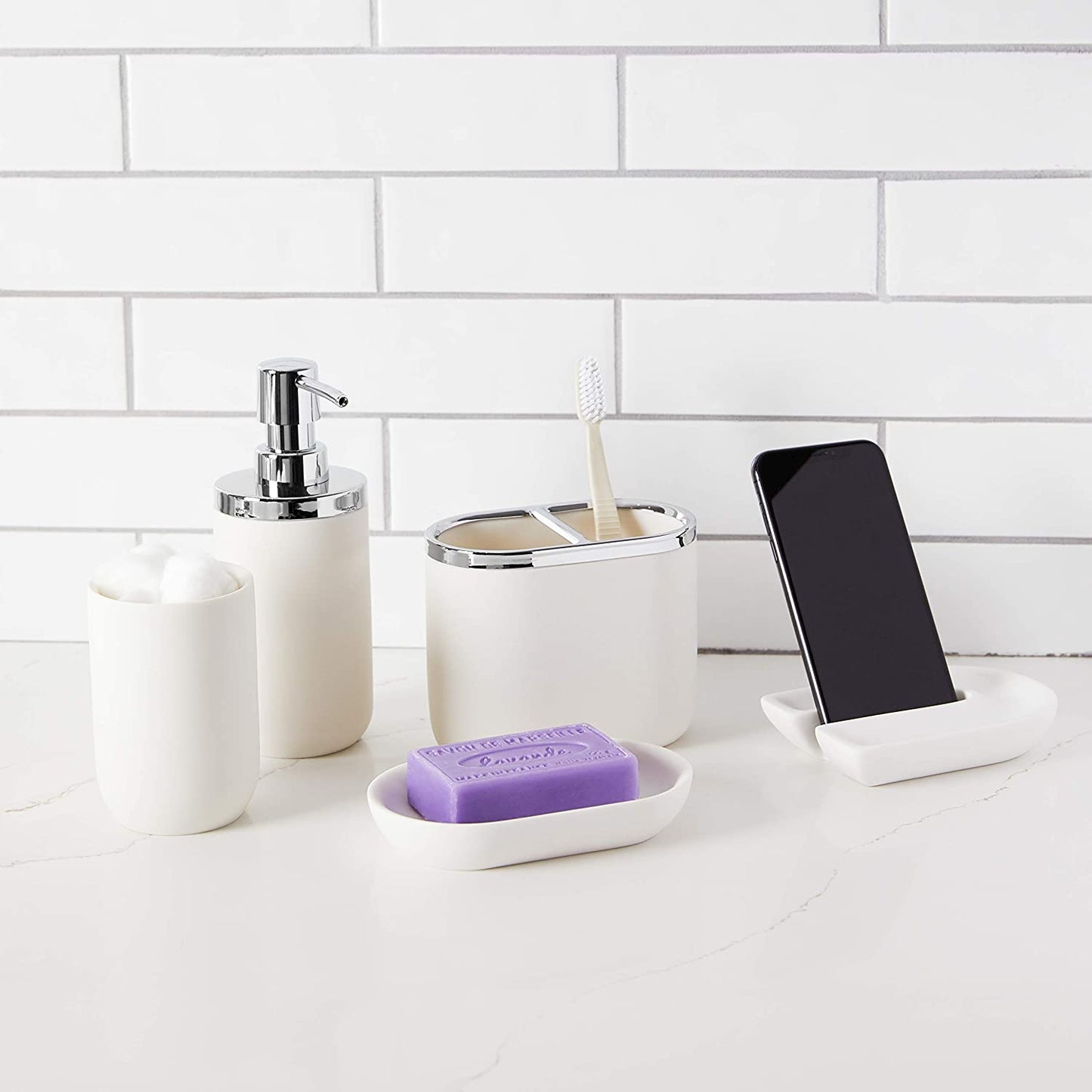 JUNIP OVAL SOAP DISH  WHITE