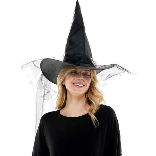 Hat-Halloween Black Witch Hat