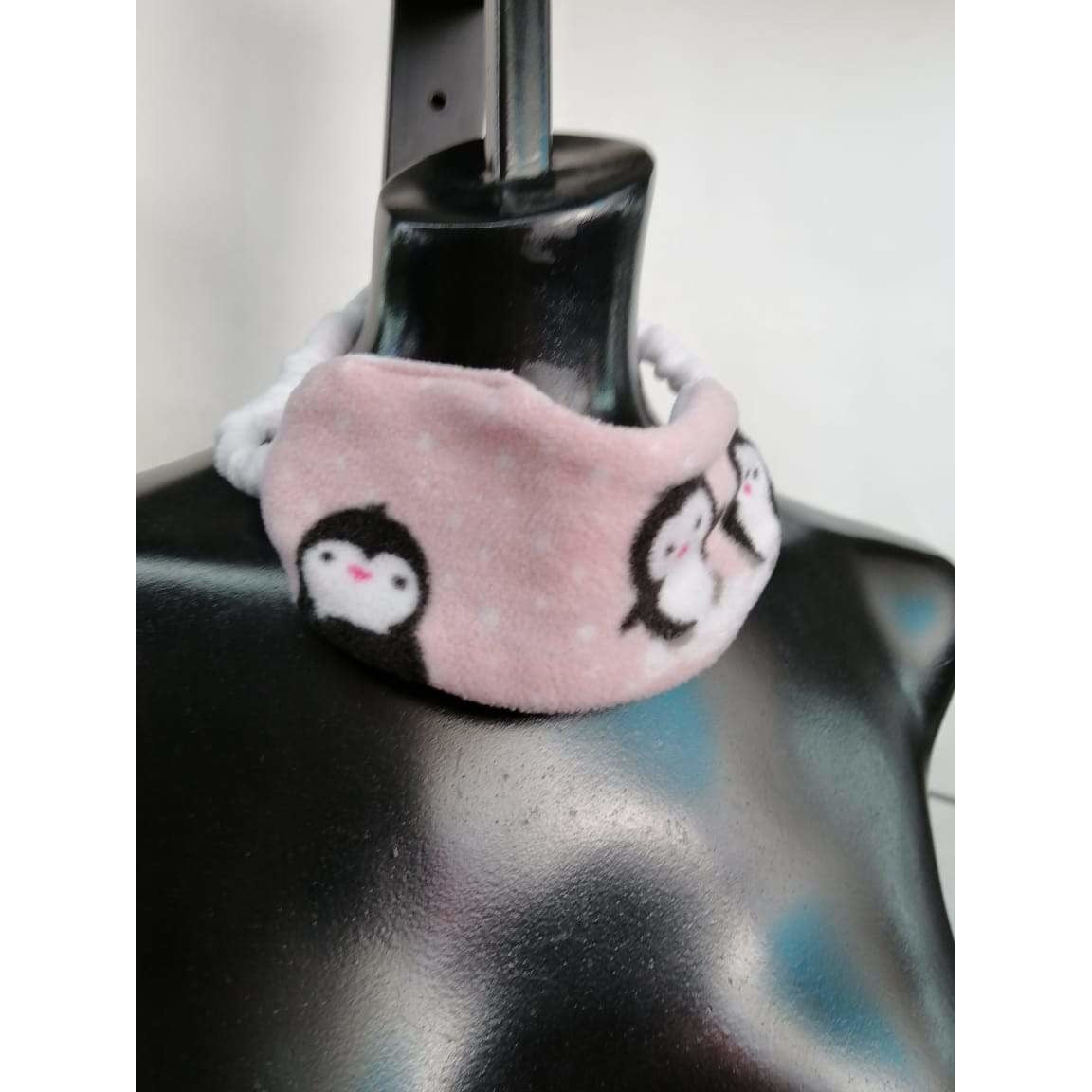 Fleece Pajama Set With Eyemask Pink