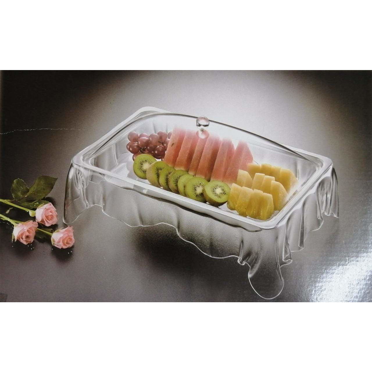 Rectangle tray w/ cover