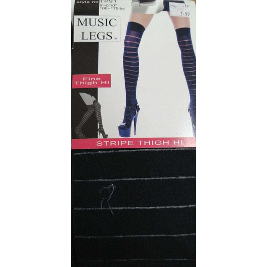 STRIPE THIGH HI