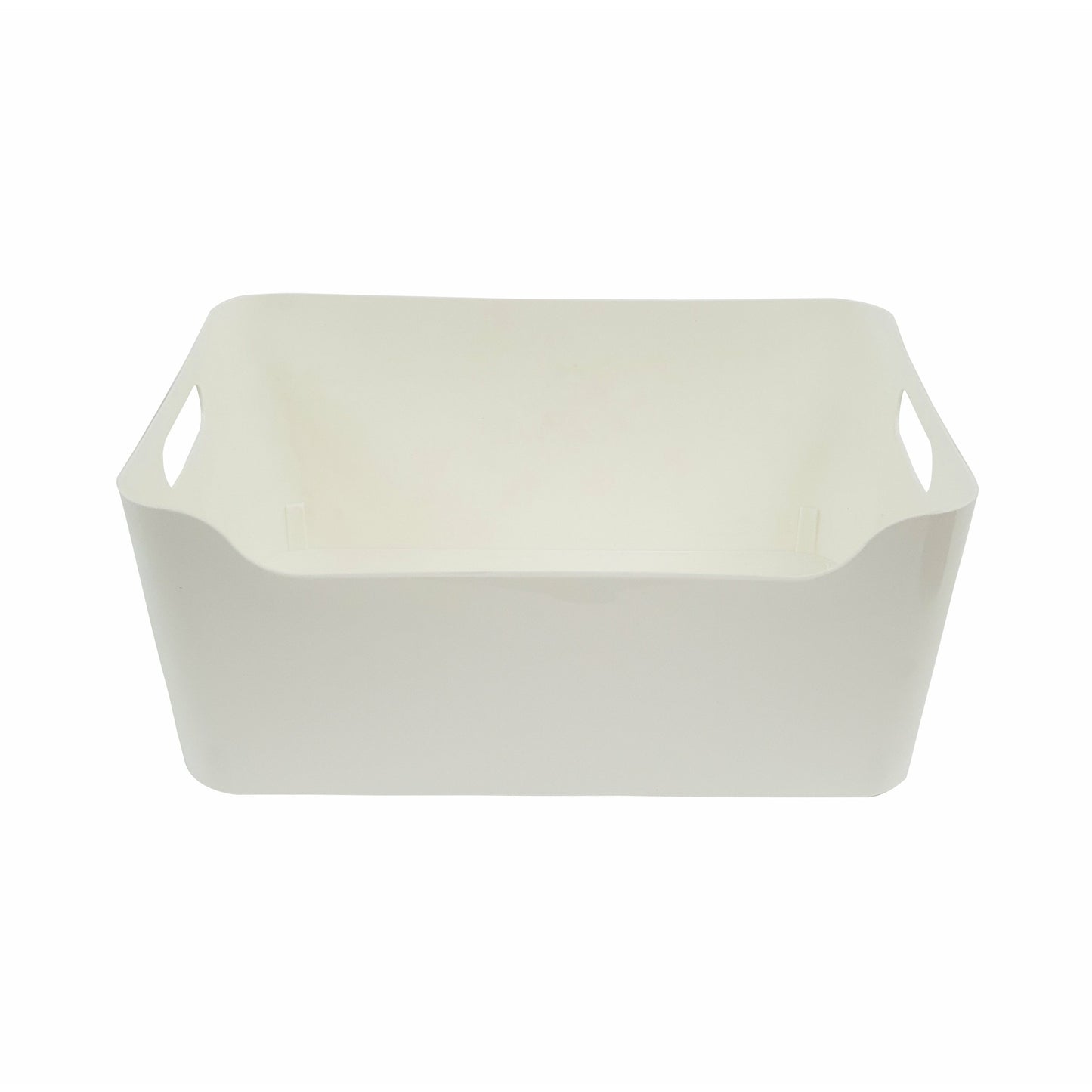 Canasta blanca 13 x 9.5 x 5.75"