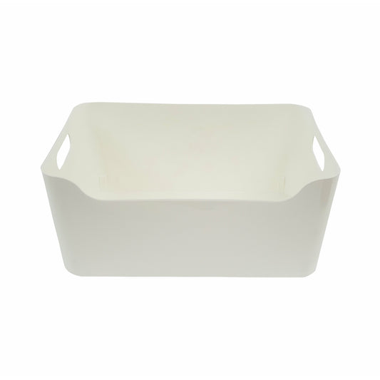 Canasta blanca 13 x 9.5 x 5.75"