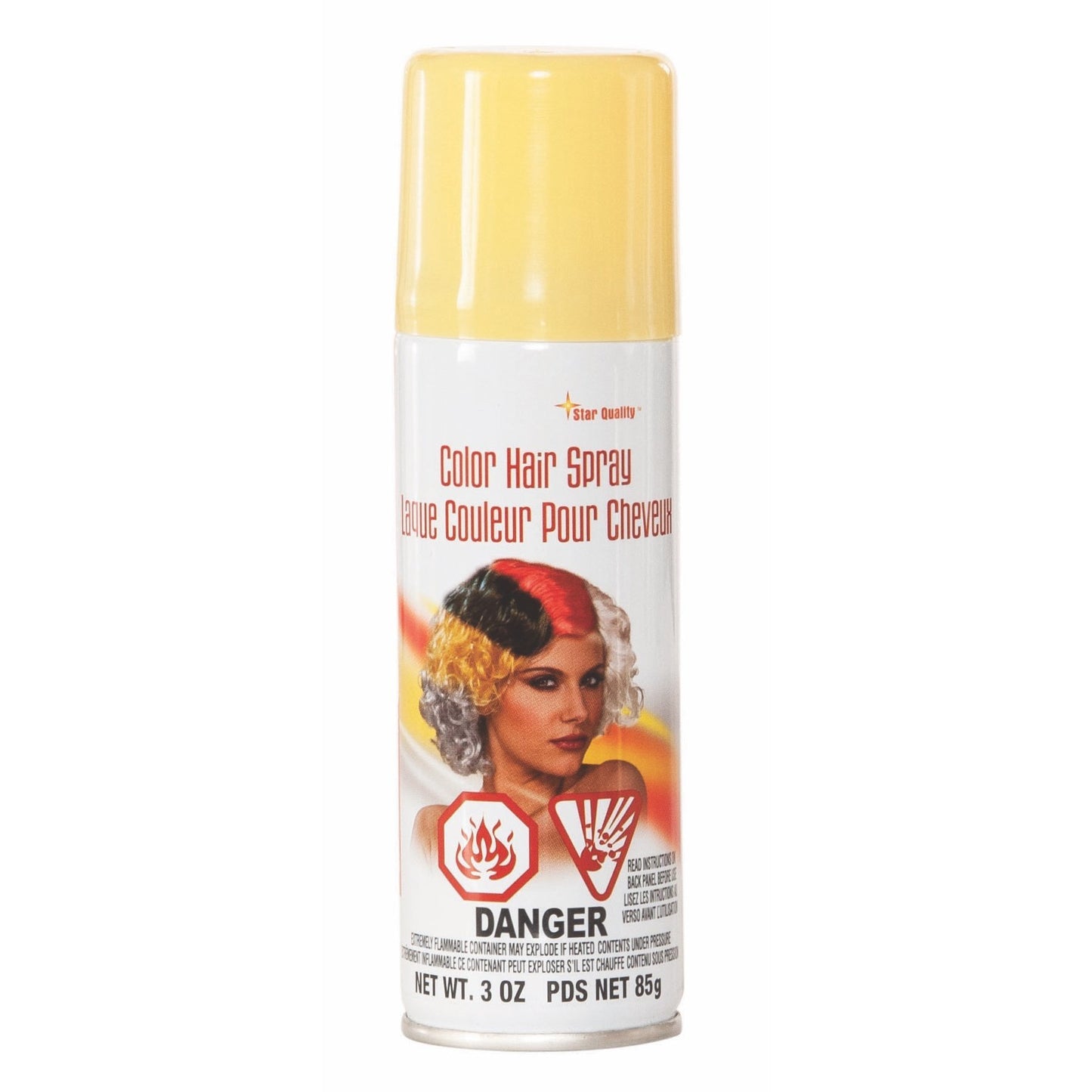 Color Hair Spray Yellow