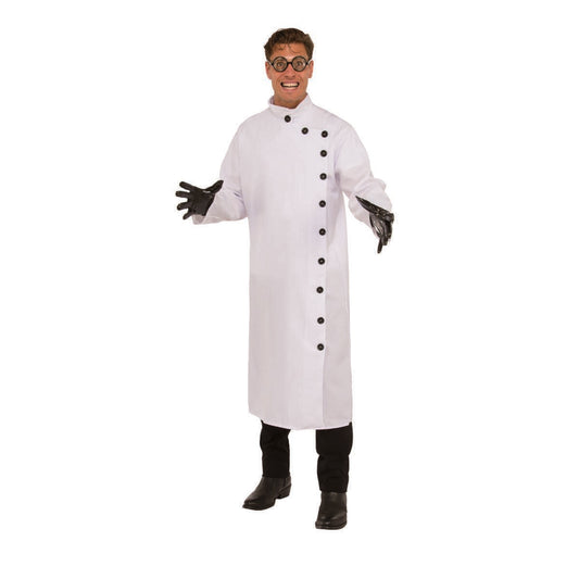 Evil scientist white