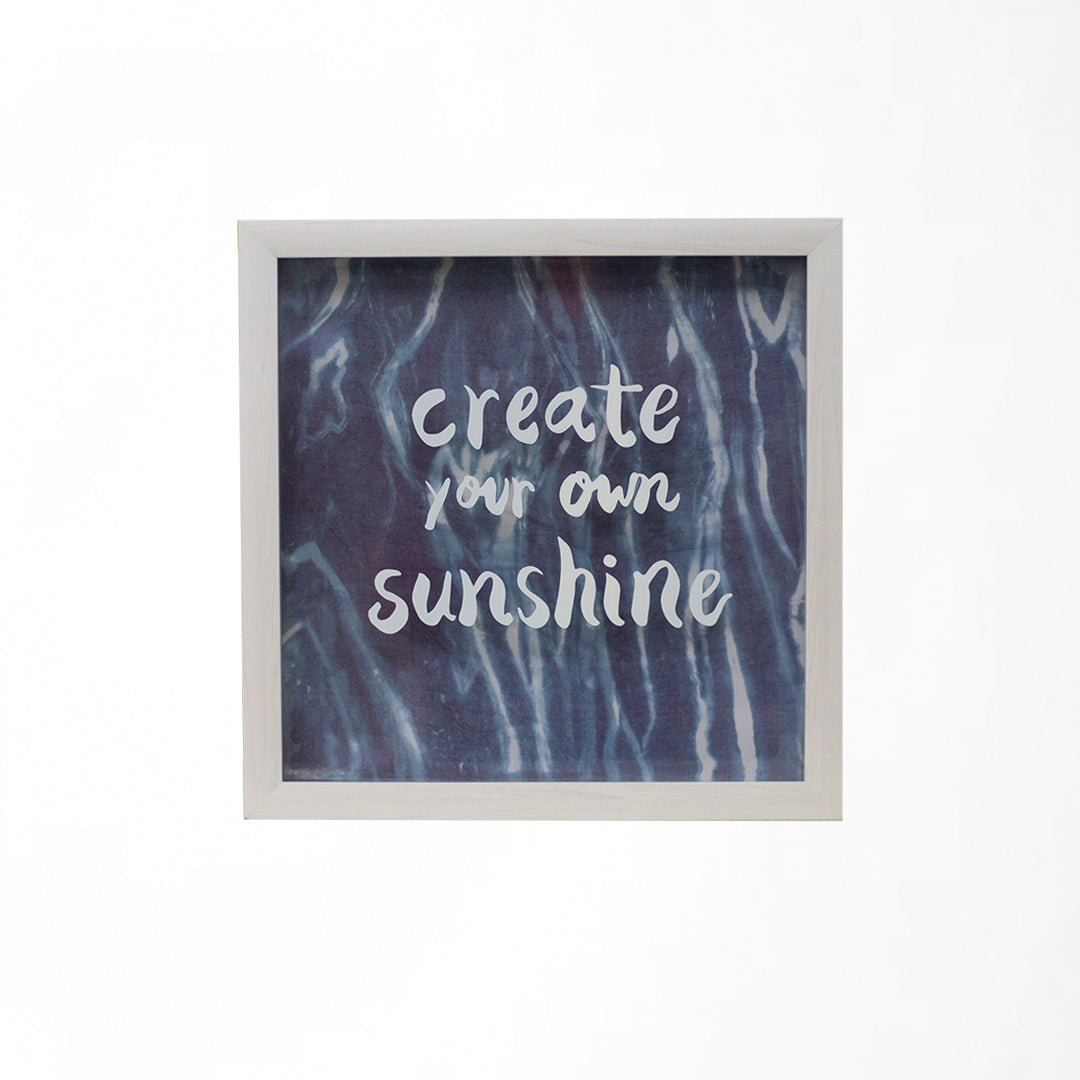 Create your Own Sunshine Shadow Box Wall Art