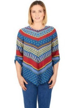 Blouse Lapis Multi - Ruby Rd